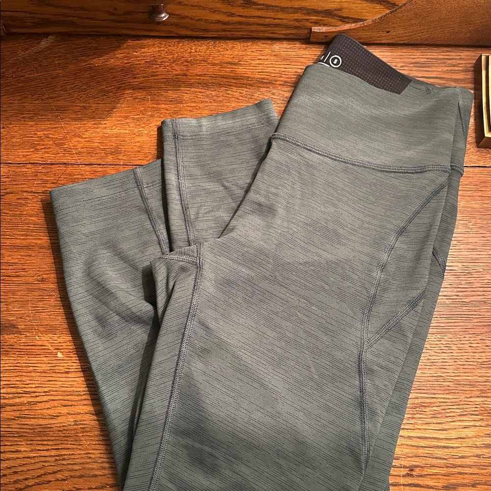 Outdoor Voices Juniper Green Workout Leggings